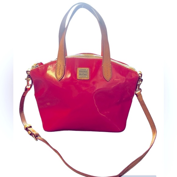 Dooney & Bourke Handbags - Dooney & Bourke Hot Pink Convertible Crossbody & Handle Bag with Removable Strap
